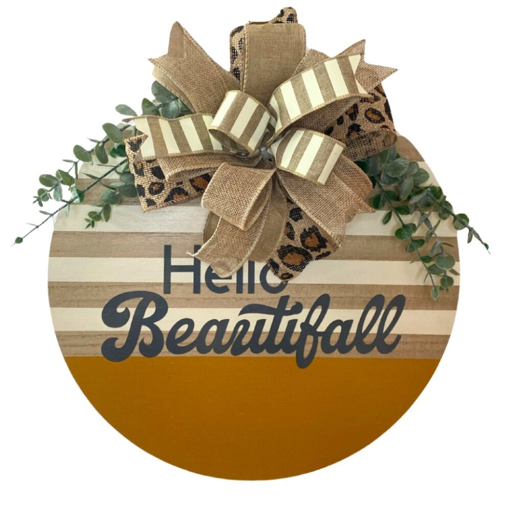 HANDMADE DOOR HANGER|FALL DECOR, FALL FRONT DOOR DECOR